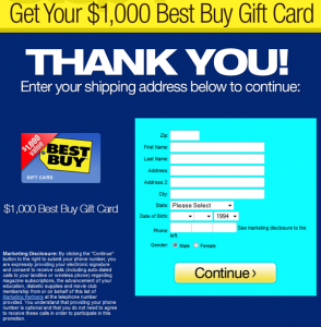 best buy gift card address