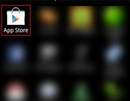 The fake Google Play icon looks somewhat like the real one - android malware.