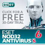 Get a free trial of ESET NOD32 Antivirus 6