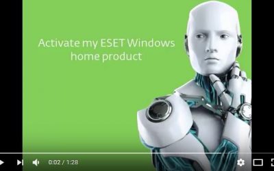 How to  Activate your ESET Windows home product (10.x)